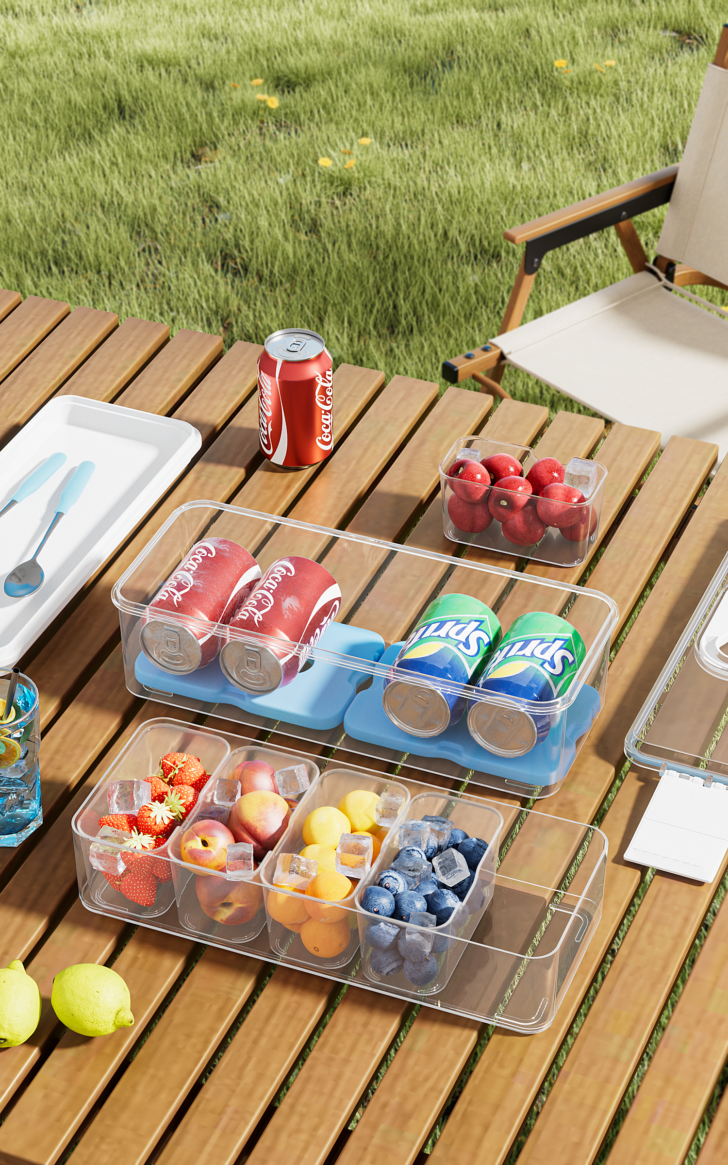 BMY-310 removable trays and lower storage layer